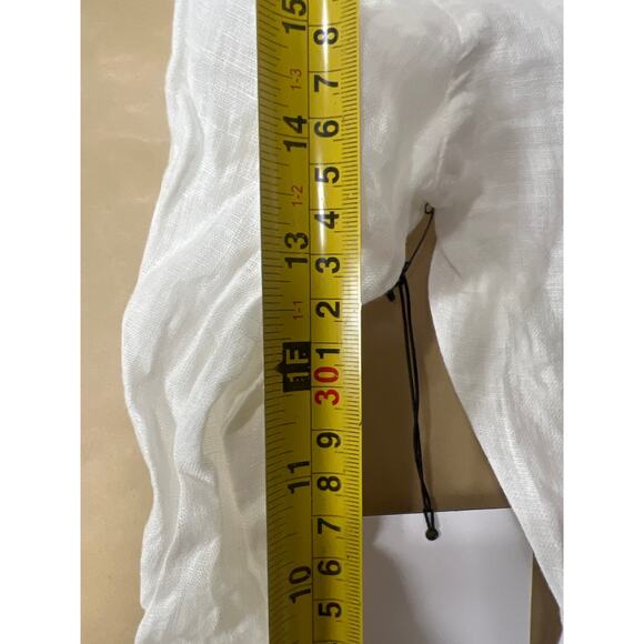 Bella Dahl Los Angeles NWT White Linen Top Button Down XS - Picture 6 of 6